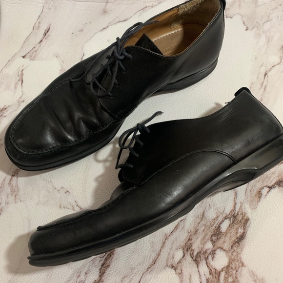 Coach Carleton Moc Toe Black Oxfords Shoes 10 - Picture 5 of 10